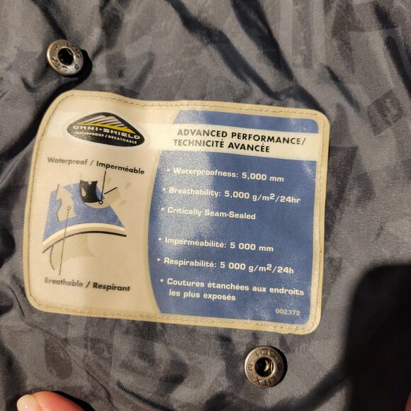 Columbia Colorblock Gorpcore Interchange Vertex Jacket Blue Black Mens XL - Picture 8 of 10